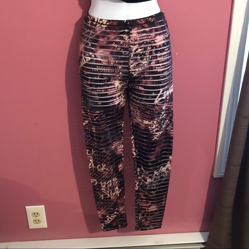 Semi see through leggings